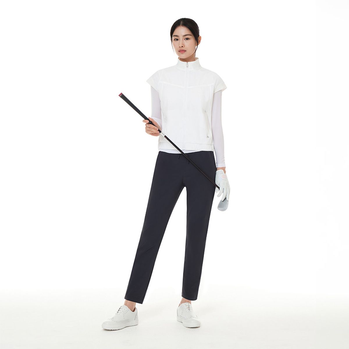 안다르(ANDAR) 쿨 테크 하프넥 베이스레이어 (패드 탈착형)