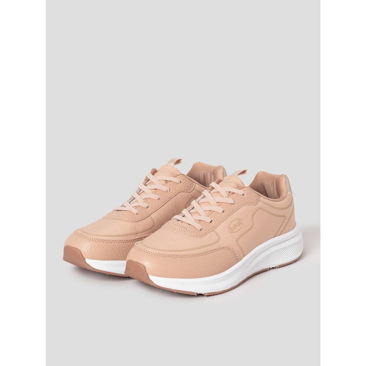 숄(SCHOLL) (WOMEN) 경량 아웃솔 스니커즈  베이지 (HH54K2S13A)