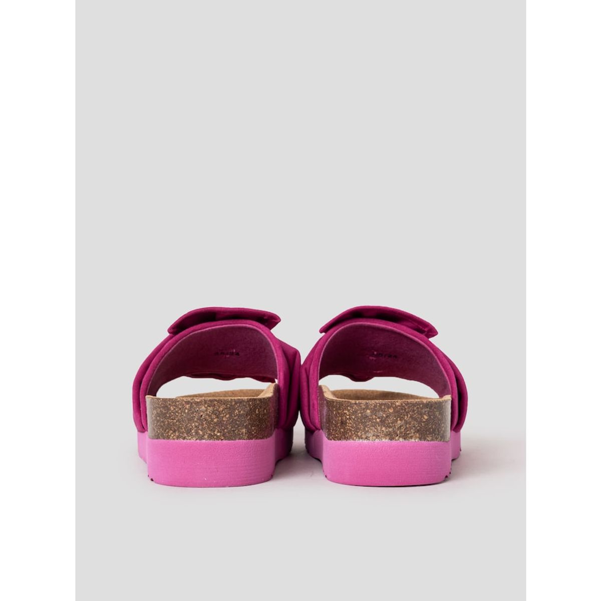 숄(SCHOLL) (WOMEN) 코르크 원스트랩 샌들  코럴 (HH54K2C417)