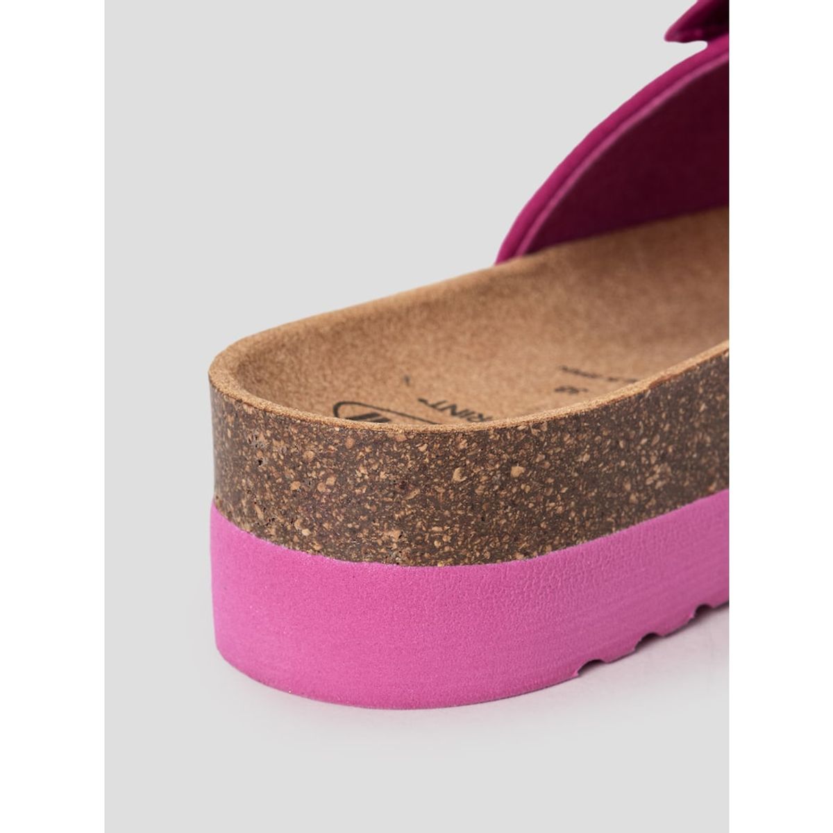 숄(SCHOLL) (WOMEN) 코르크 원스트랩 샌들  코럴 (HH54K2C417)