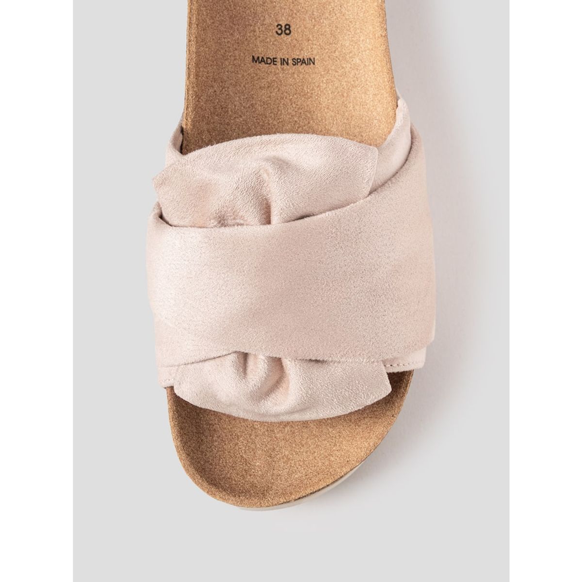 숄(SCHOLL) (WOMEN) 코르크 원스트랩 샌들  베이지 (HH54K2C41A)