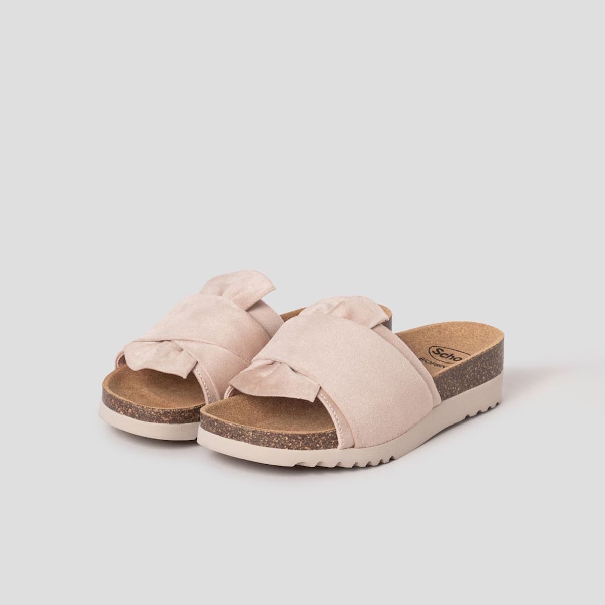 숄(SCHOLL) (WOMEN) 코르크 원스트랩 샌들  베이지 (HH54K2C41A)