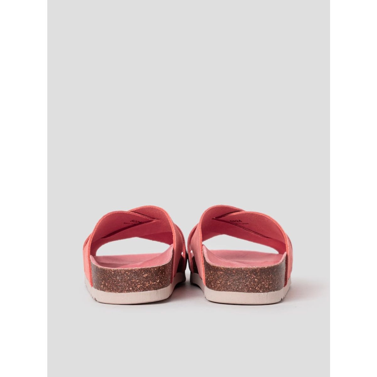 숄(SCHOLL) (WOMEN) 코르크 크로스 샌들  코럴 (HH54K2C917)