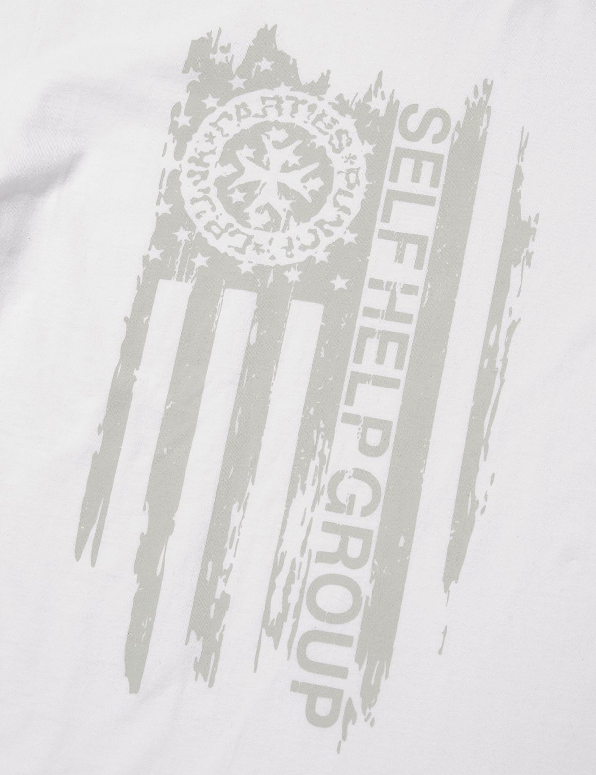 펀치드렁크파티즈(PUNCH DRUNK PARTIES) Parties Flag Tee (WHITE)