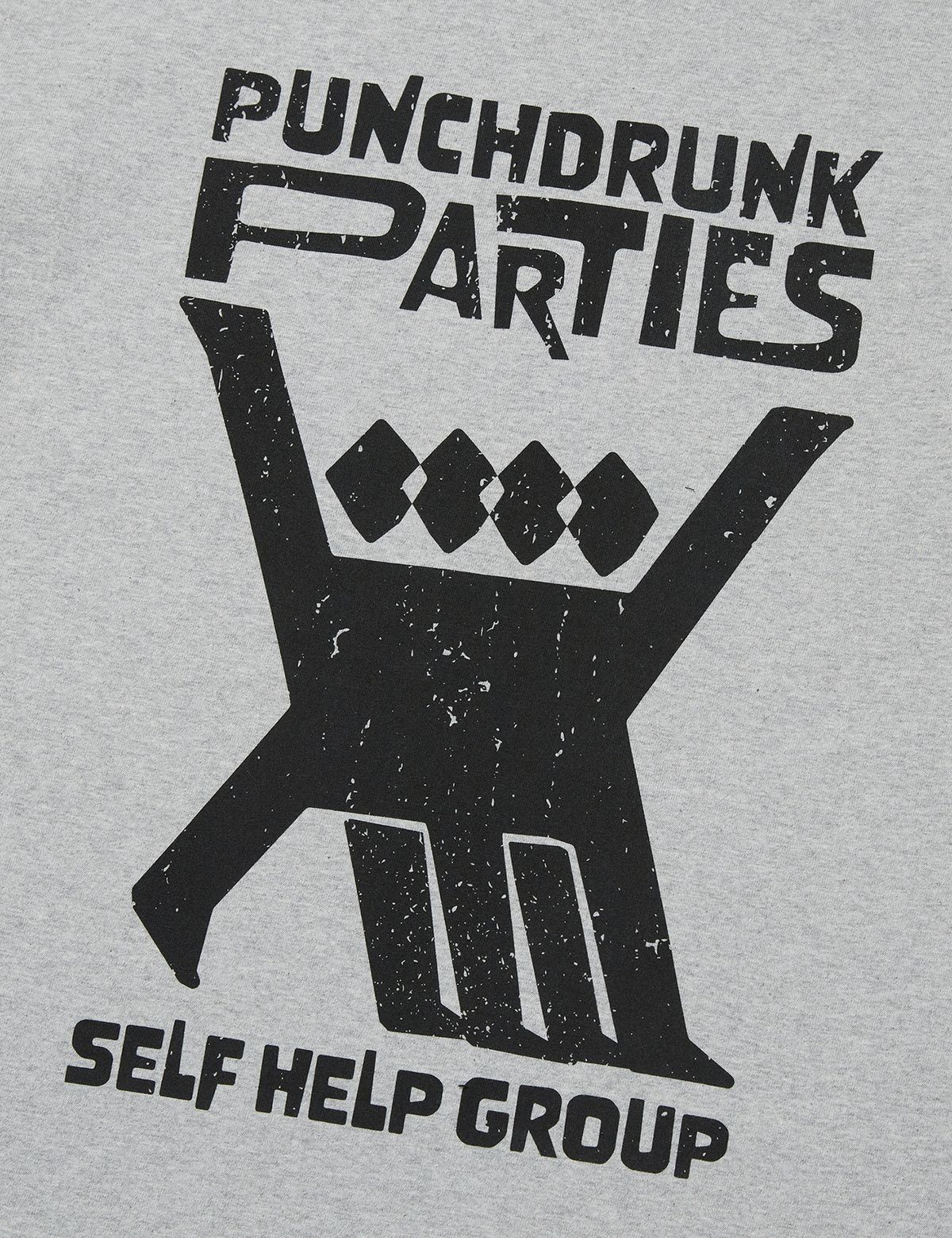 펀치드렁크파티즈(PUNCH DRUNK PARTIES) Marching Peeps Tee (MELANGE GRAY)
