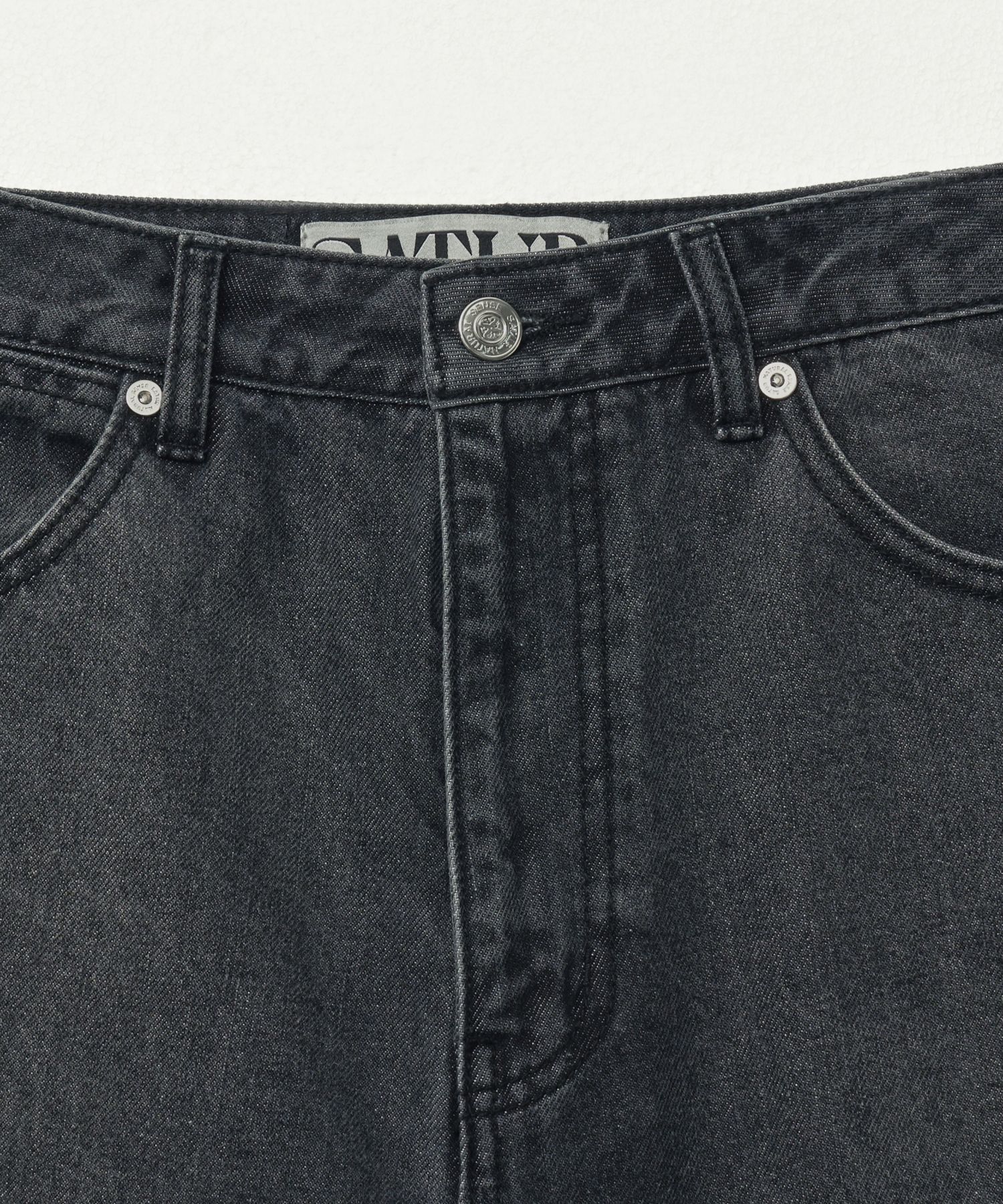【SATUR】25SS/男女兼用/送料関税込み★ Relaxed Denim Pants ★ MUSINSA | SATUR Relaxed denim pants black