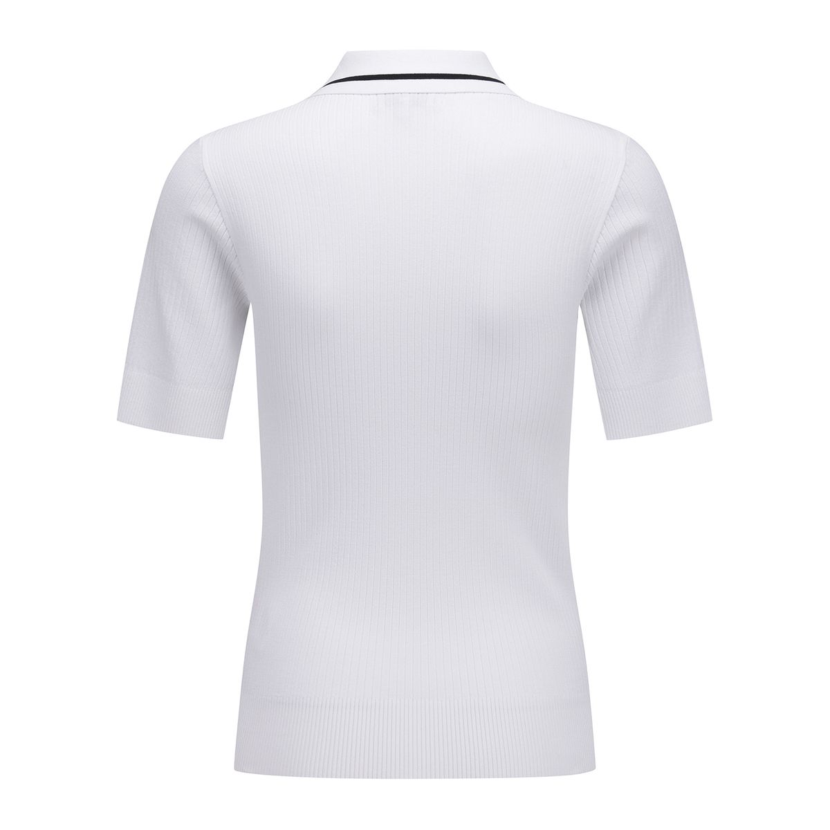 어뉴골프(ANEW GOLF) WOMEN SM STRIPE TEXTURE SHORT SLEEVE SWEATER_WH