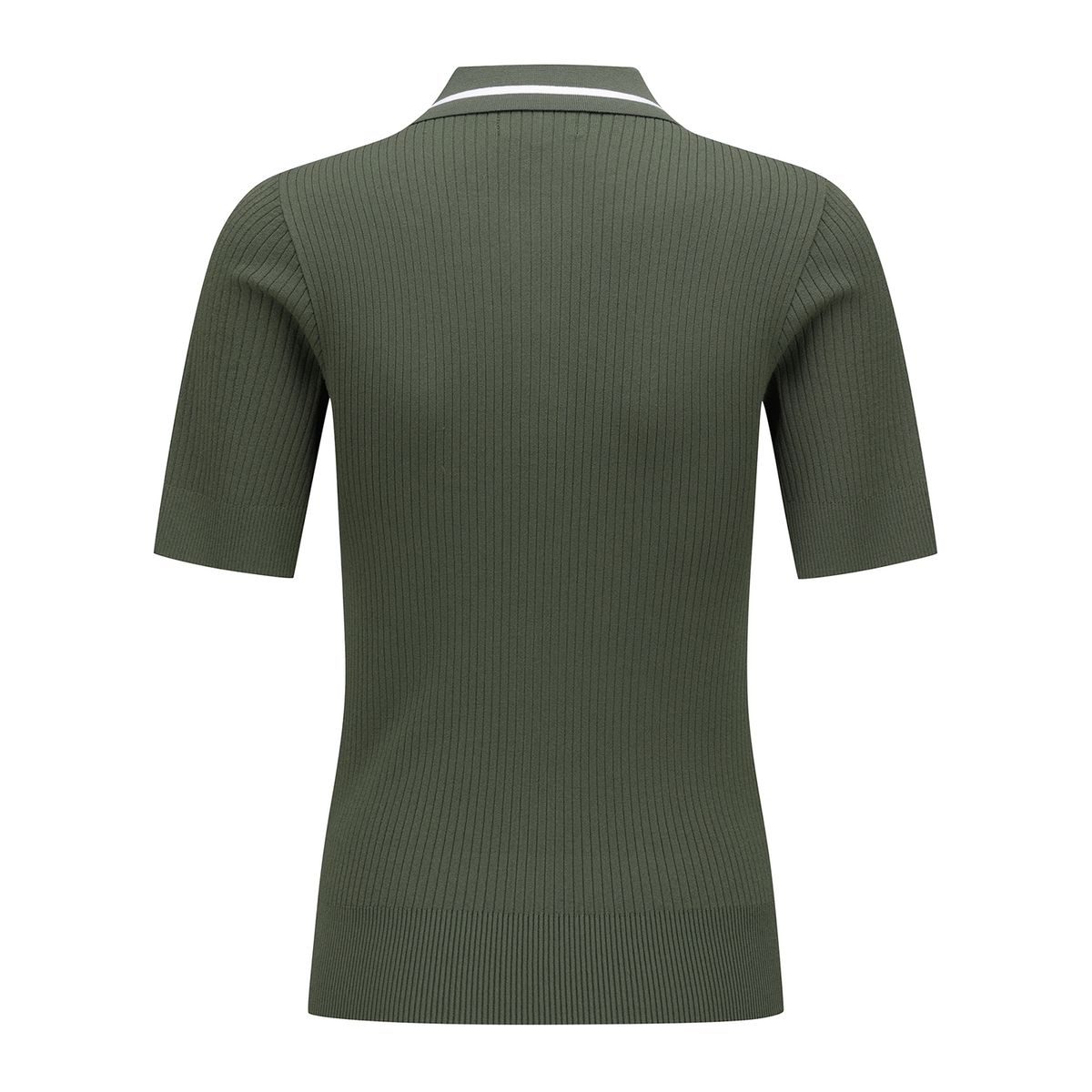 어뉴골프(ANEW GOLF) WOMEN SM STRIPE TEXTURE SHORT SLEEVE SWEATER_LK