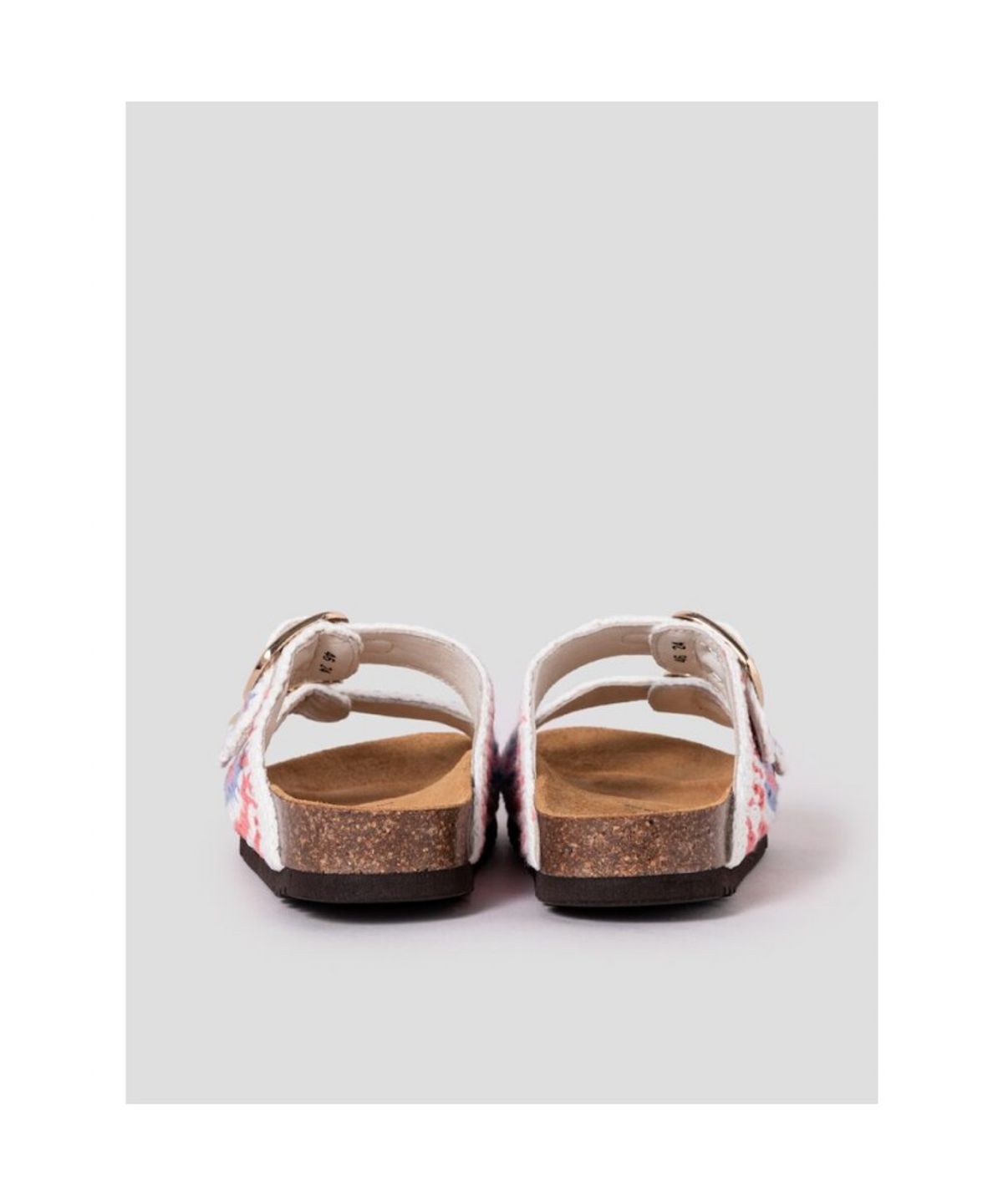 숄(SCHOLL) (WOMEN) 코르크 투스트랩 크로셰 샌들  베이지 (HH54K2C19A)