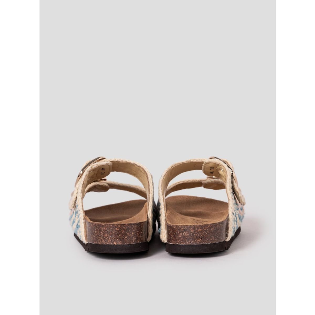 숄(SCHOLL) (WOMEN) 코르크 투스트랩 크로셰 샌들  핑크 (HH54K2C19X)