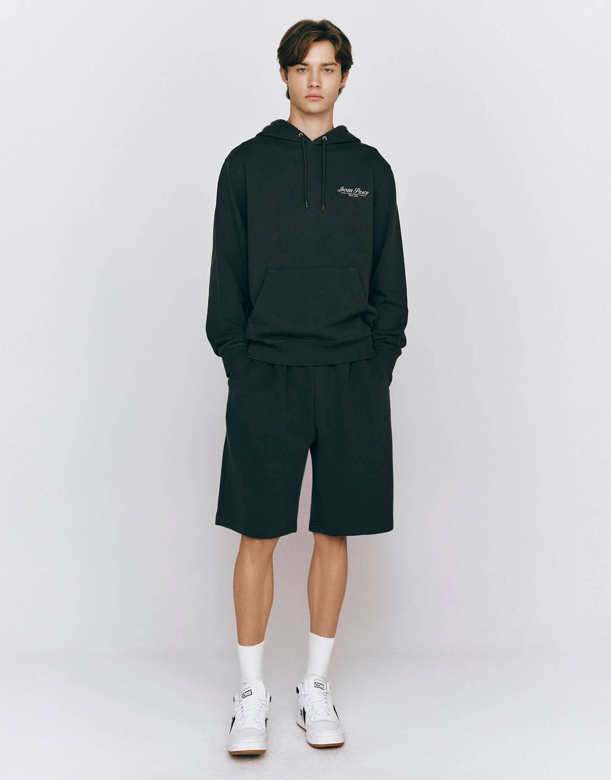지오다노(GIORDANO) 고중량 버뮤다 스웨트 쇼츠 105427 [6color]