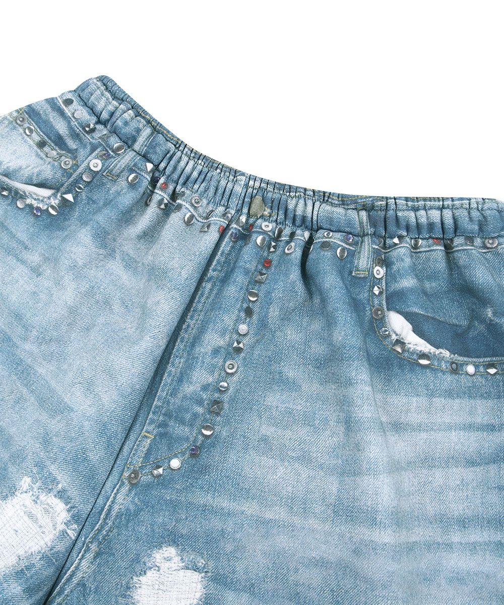 ★GRAILZ★【送料0/関税0】RHINSTONE ILLUSION DENIM PANTS MUSINSA公式 | GRAILZ RHINSTONE ILLUSION DENIM PANTS [BLUE]