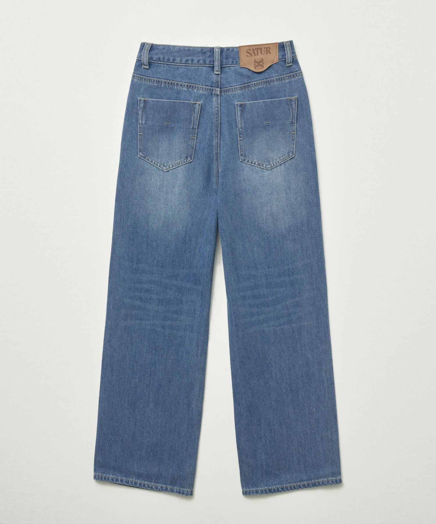 韓国人気★SATUR★(W)Linen Relaxed Denim Pants★デニムパンツ MUSINSA公式 | SATUR (W) Linen Relaxed Denim Pants Blue