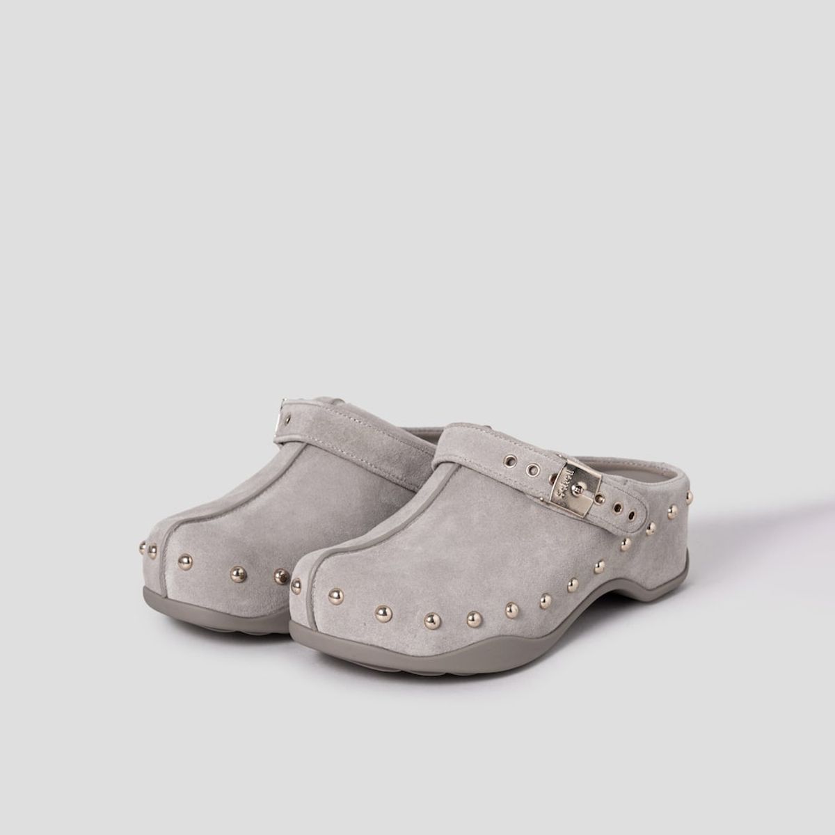 숄(SCHOLL) (WOMEN) 스터드 크로그 샌들  옐로이시 브라운 (HH54K2W16B)