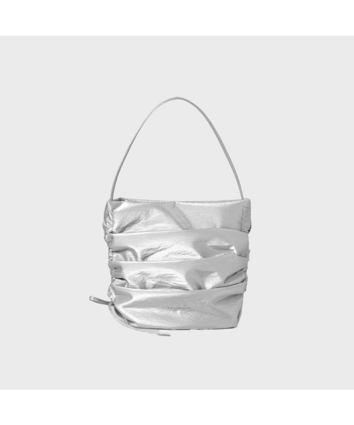 빈폴 액세서리(BEANPOLE ACCESSORY) 윈디 셔링 스몰 토트백 - 라이트 그레이