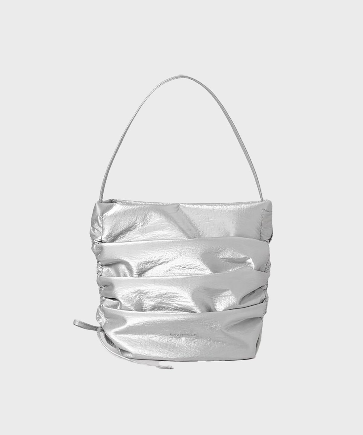 빈폴 액세서리(BEANPOLE ACCESSORY) 윈디 셔링 스몰 토트백 - 라이트 그레이