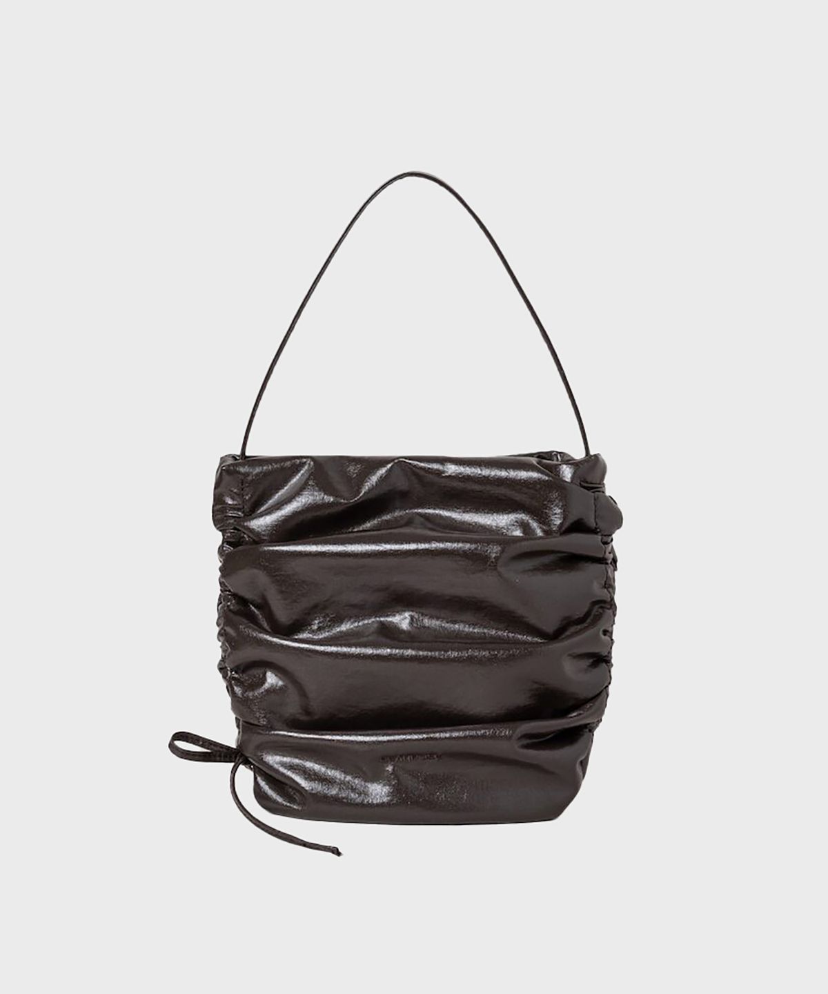 빈폴 액세서리(BEANPOLE ACCESSORY) 윈디 셔링 스몰 토트백 - 브라운