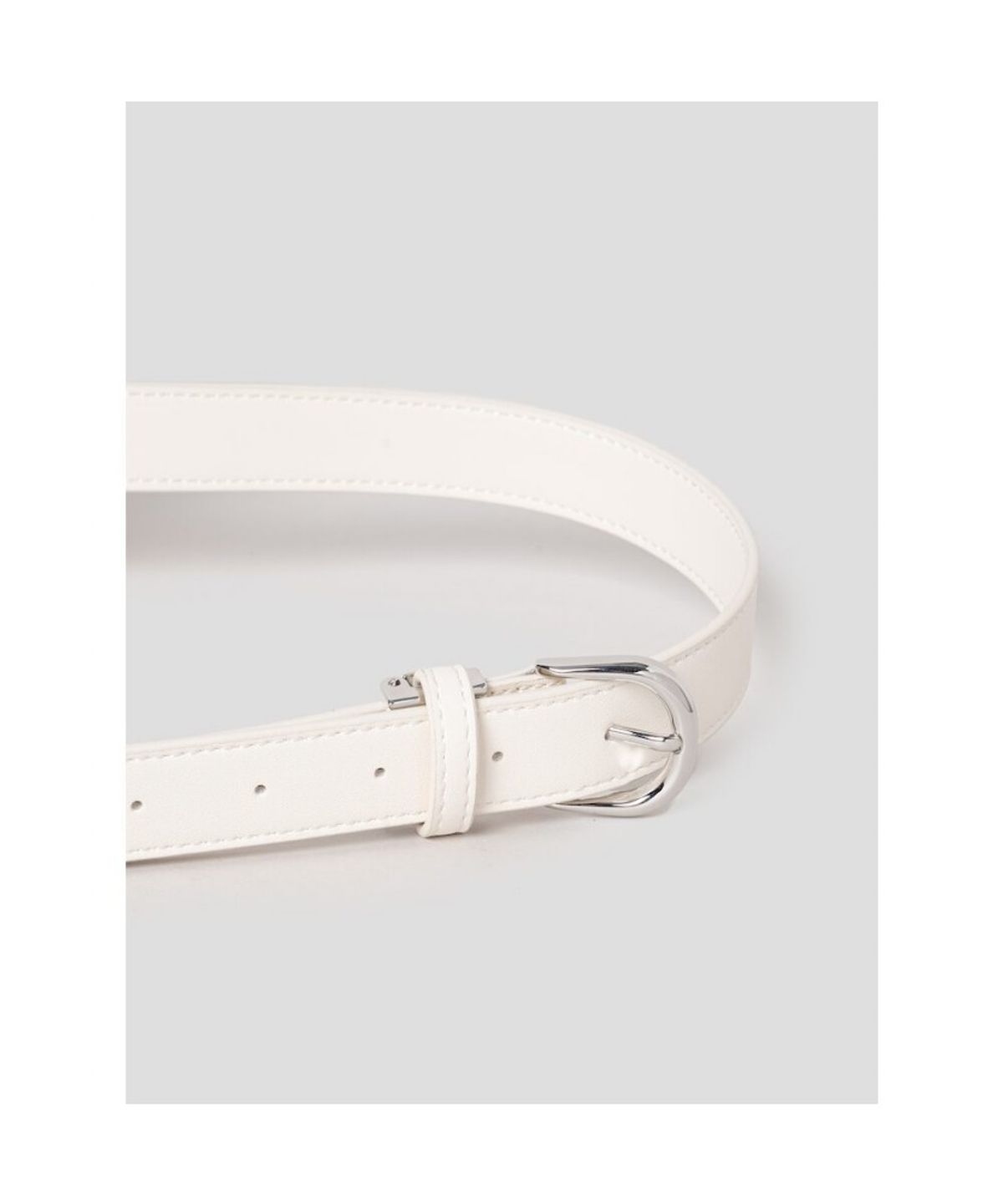 빈폴 액세서리(BEANPOLE ACCESSORY) 여성 그레이스 타공 벨트색 - 아이보리