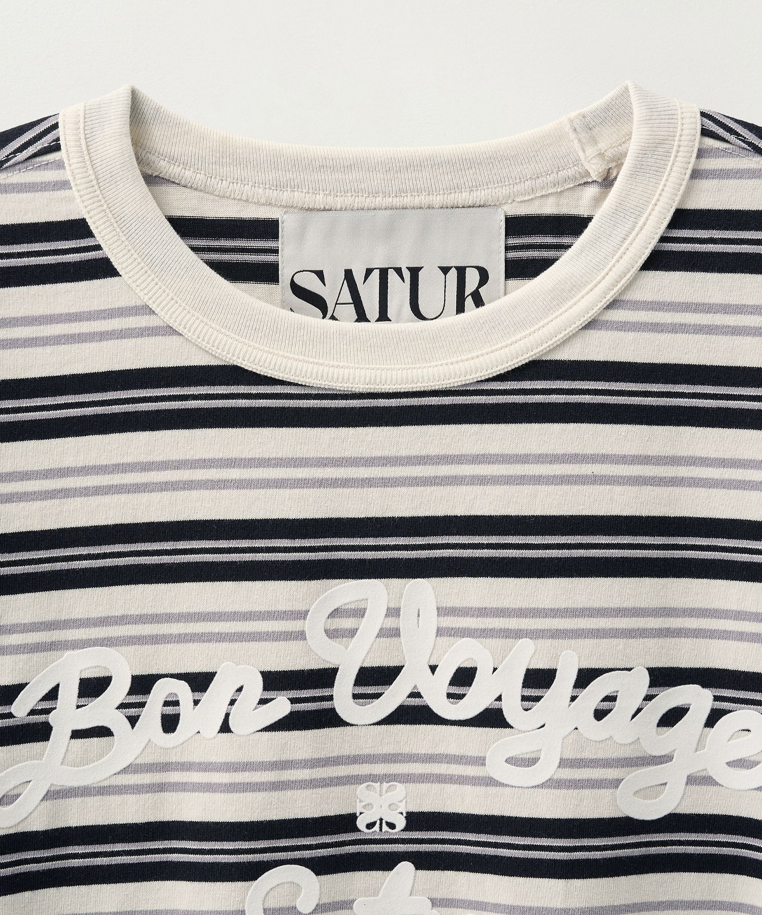 Tシャツ・カットソー SATUR Bon Voyage Ringer Short Sleeve T-Shirt (4 Colors) MUSINSA | SATUR (W) Bon Voyage Ringer Short Sleeve T-Shirt