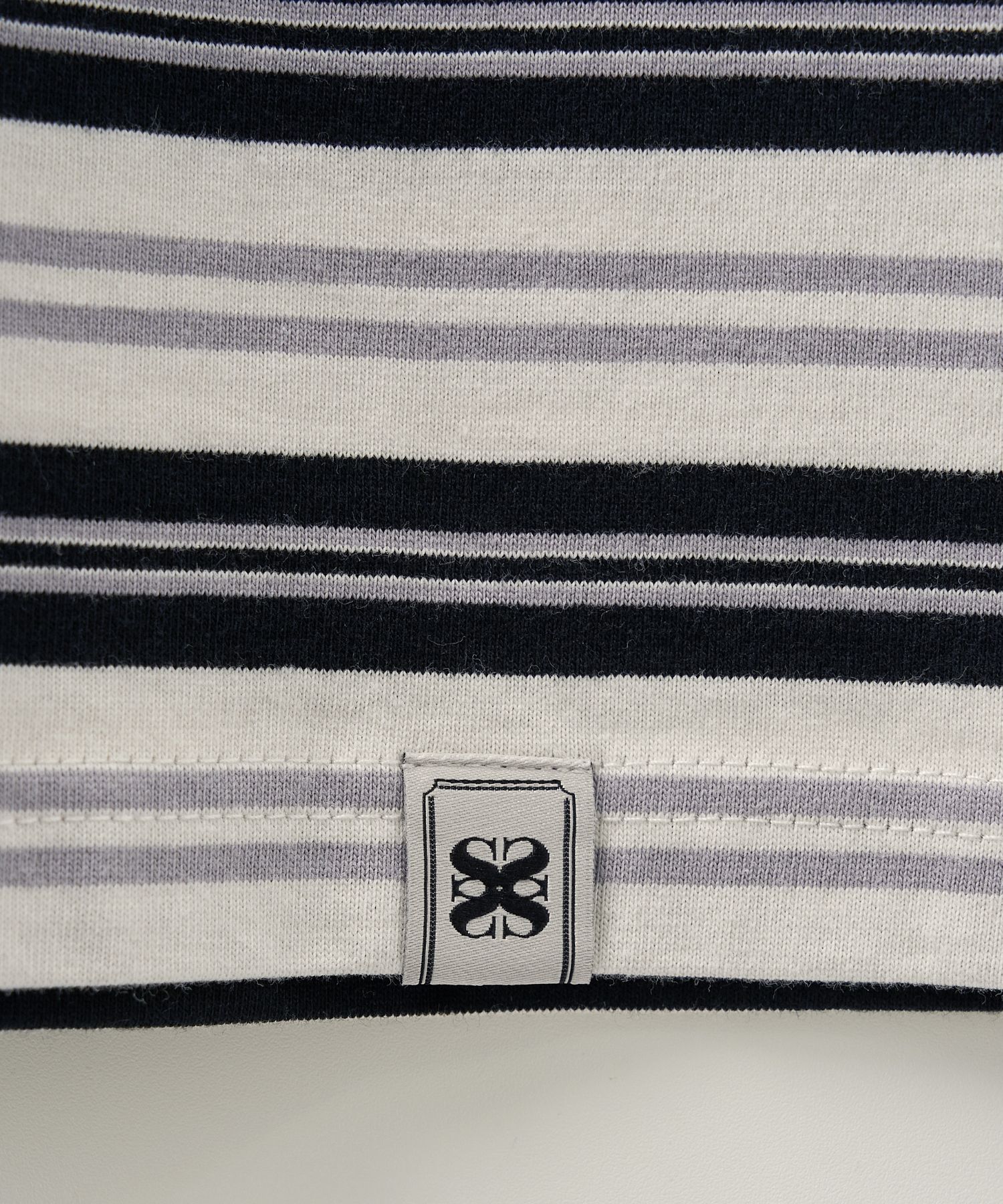 MUSINSA | SATUR Bon Voyage Stripe Ringer Short Sleeve T