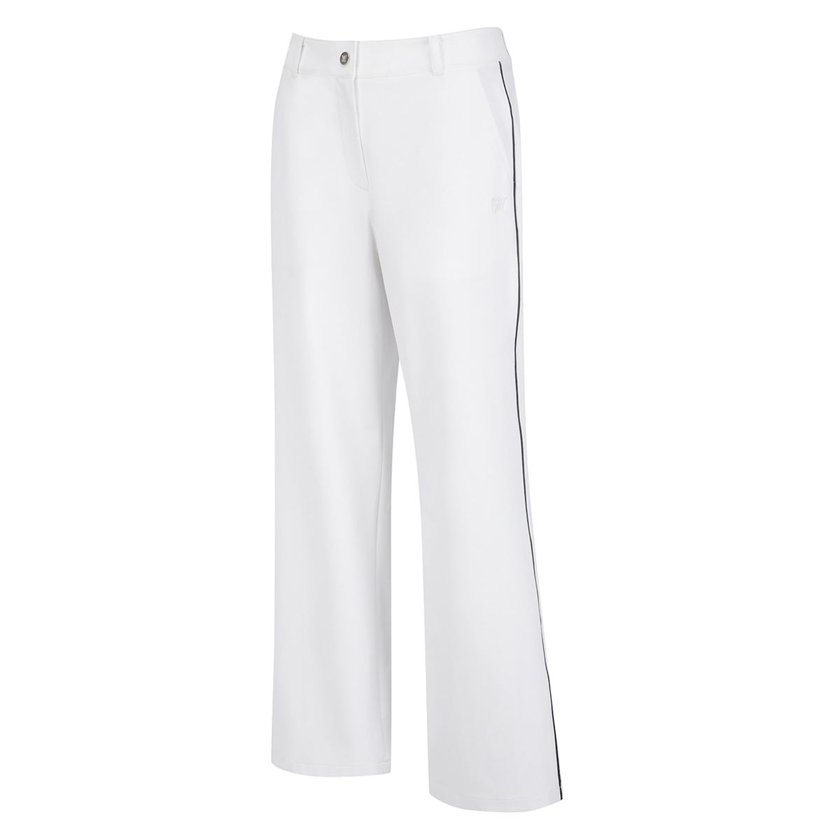 어뉴골프(ANEW GOLF) WOMEN SM SIDE LINE SEMI WIDE PANTS_WH