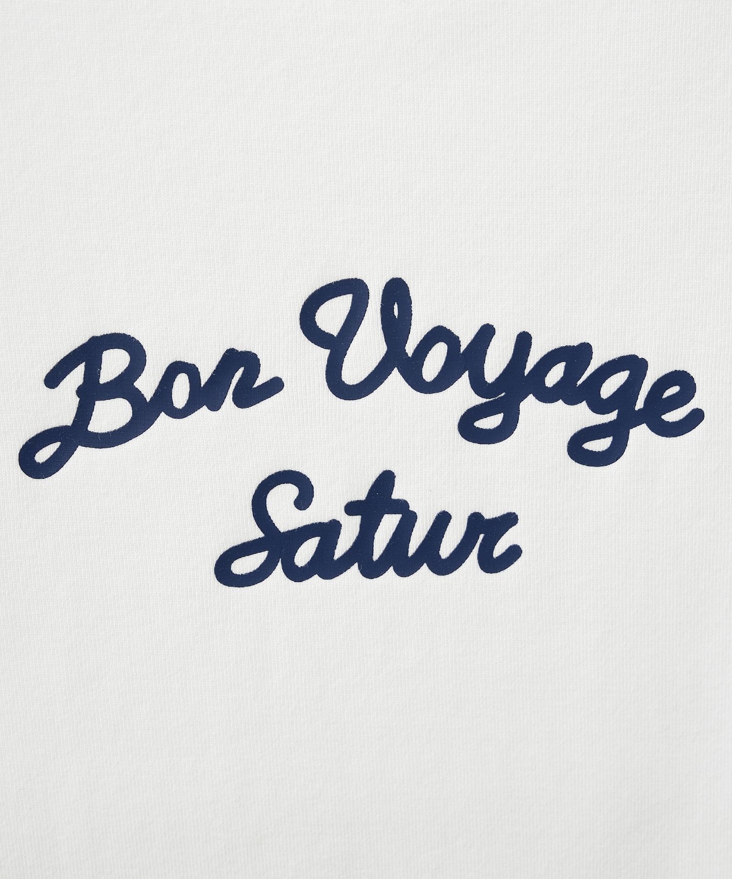 MUSINSA | SATUR (W) Bon Voyage Slim Fit Crop T-Shirt White