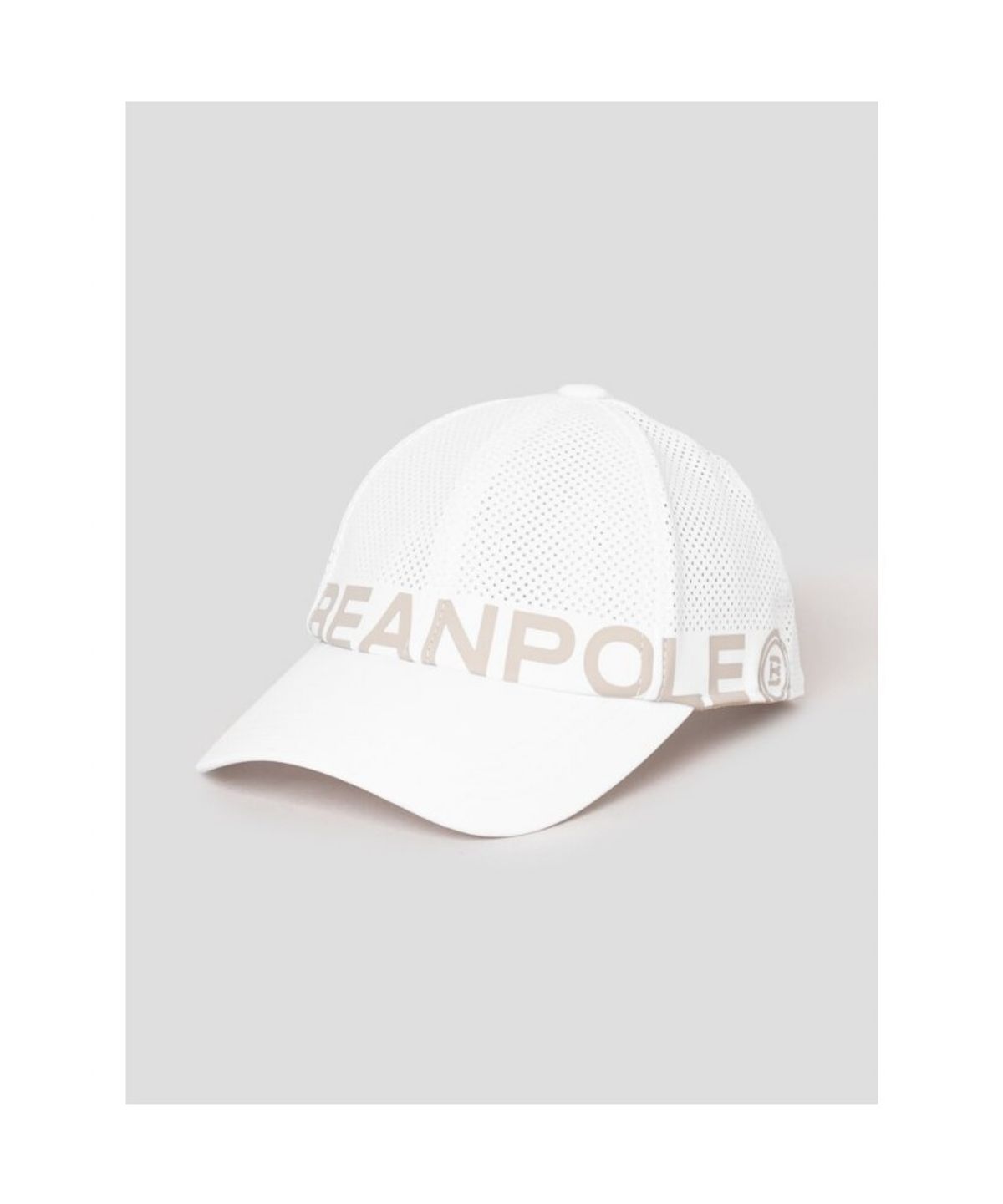 빈폴 액세서리(BEANPOLE ACCESSORY) 남성 폴리스판 메쉬 볼캡 - 화이트