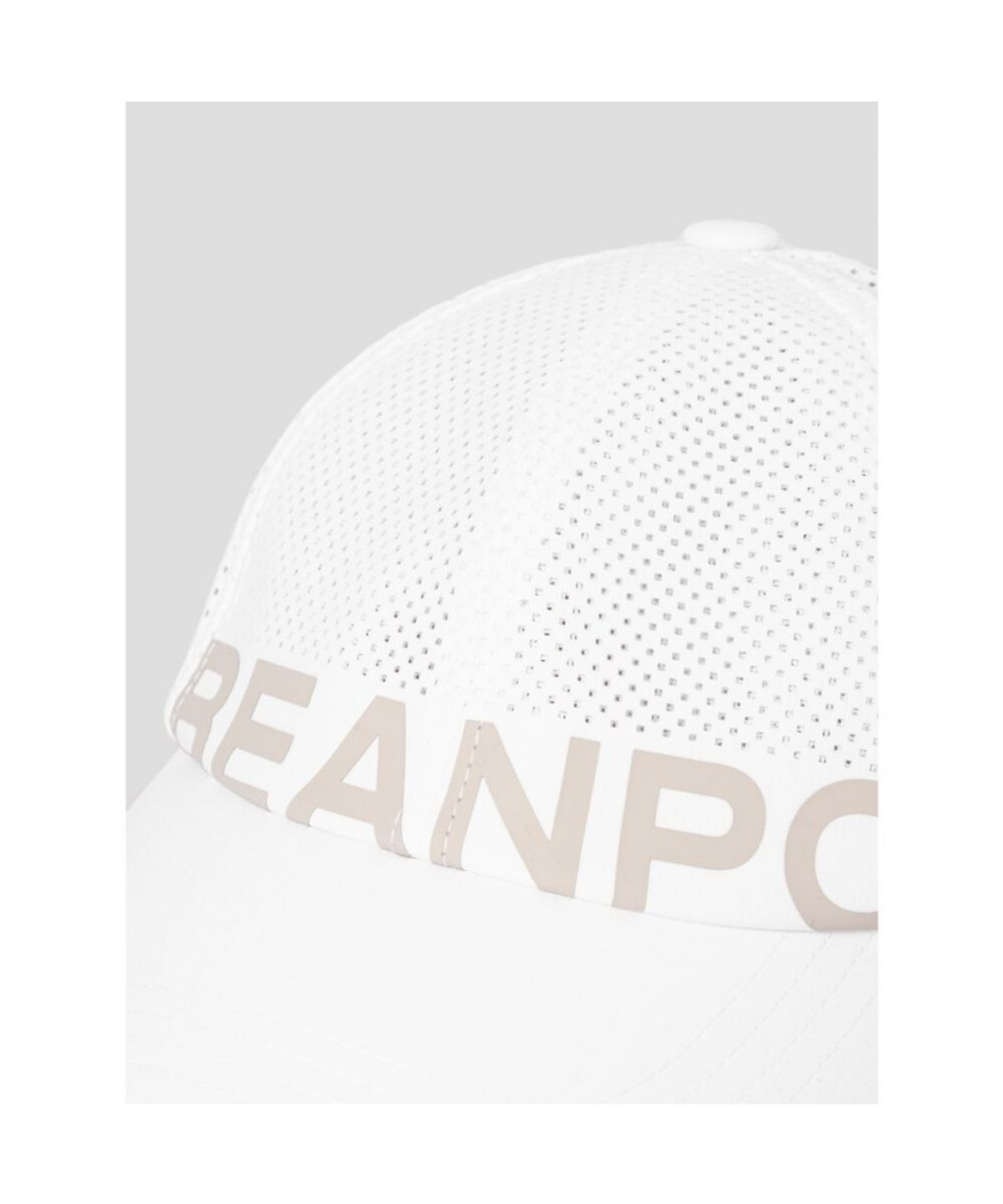 빈폴 액세서리(BEANPOLE ACCESSORY) 남성 폴리스판 메쉬 볼캡 - 화이트