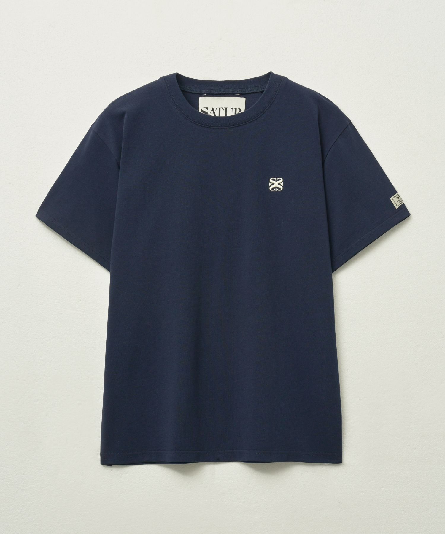 ◆SATUR◆ Classic Small Logo Short Sleeve T-Shirt Olive Mint MUSINSA | SATUR Classic Small Logo Short-Sleeved T-Shirt