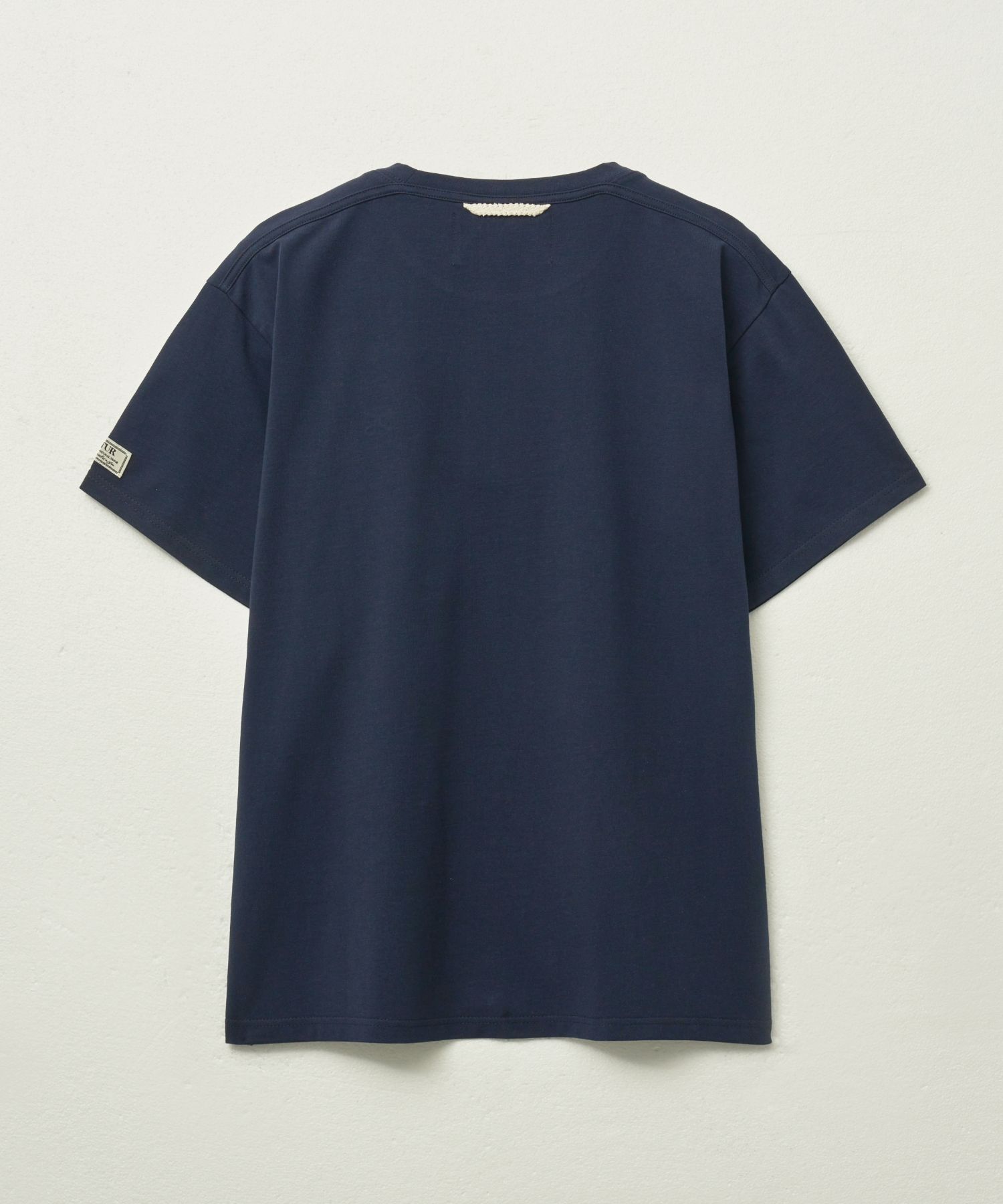 Tシャツ・カットソー SATUR Classic Logo Short Sleeve T-Shirt Art Navy SA252MTS05A MUSINSA | SATUR Classic small logo short sleeve t-shirt navy