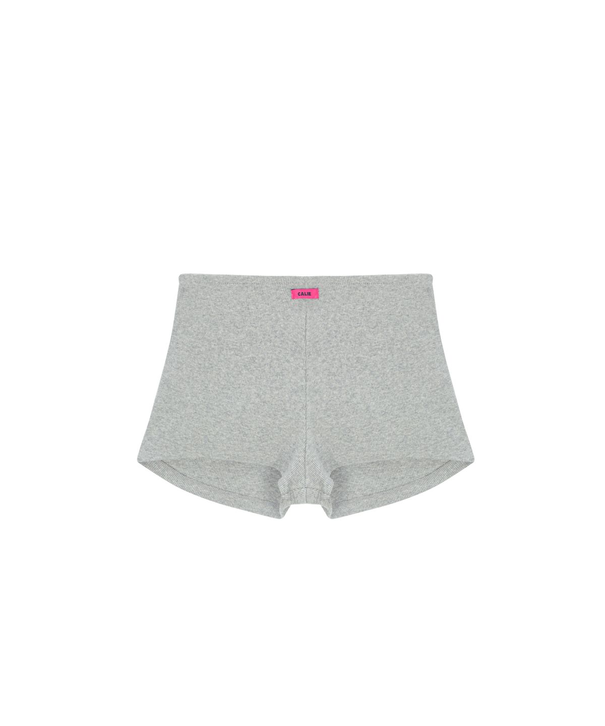 에즈이프 캘리(ASIF CALIE) SHORT FLARE SKIRT-PANTS MELANGEGRAY