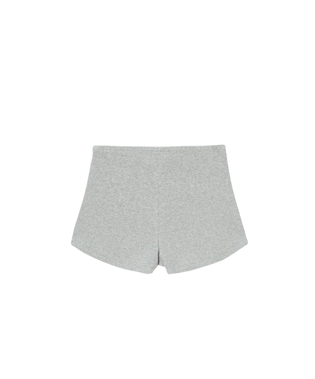에즈이프 캘리(ASIF CALIE) SHORT FLARE SKIRT-PANTS MELANGEGRAY