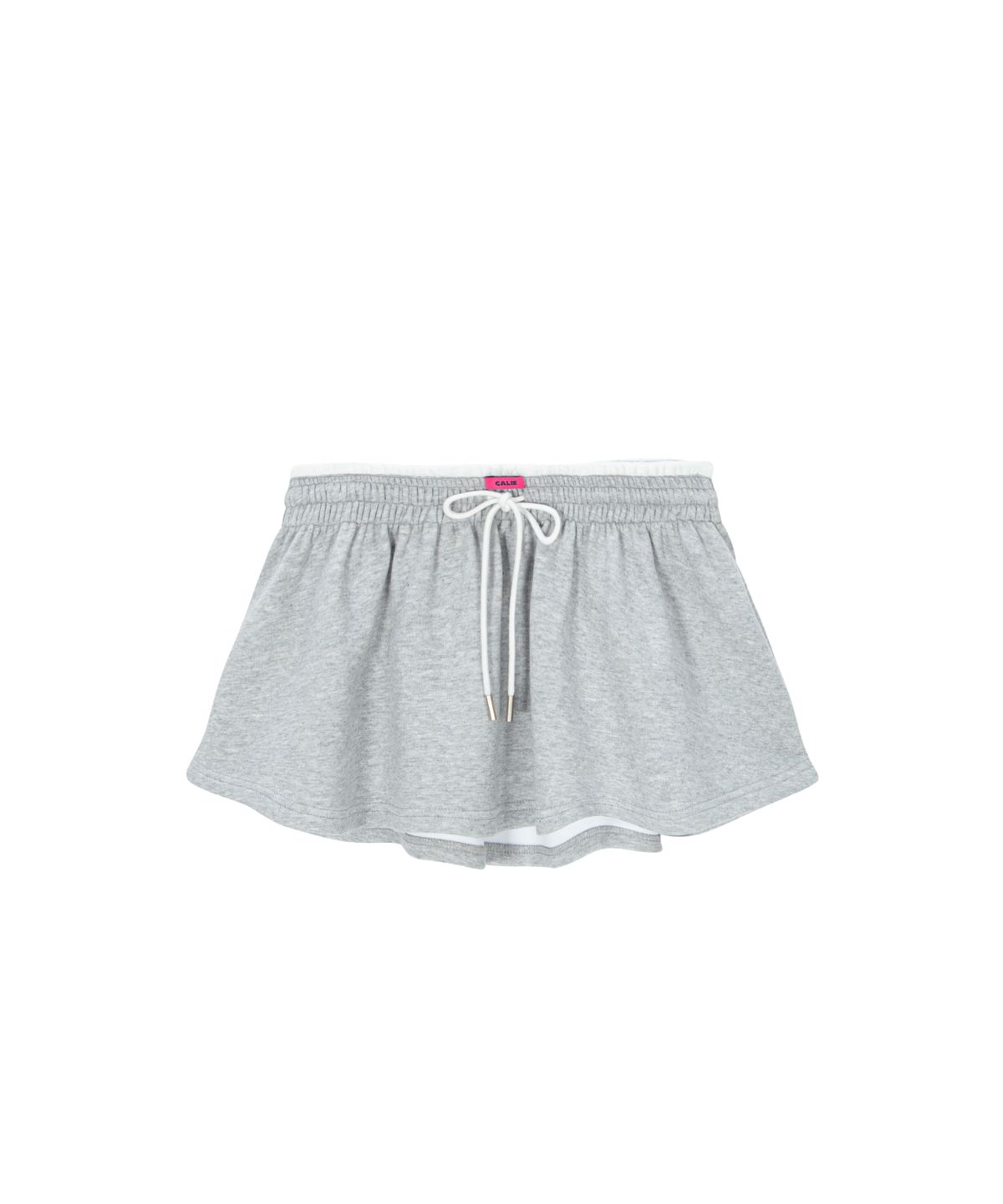 에즈이프 캘리(ASIF CALIE) SHORT FLARE SKIRT-PANTS MELANGEGRAY