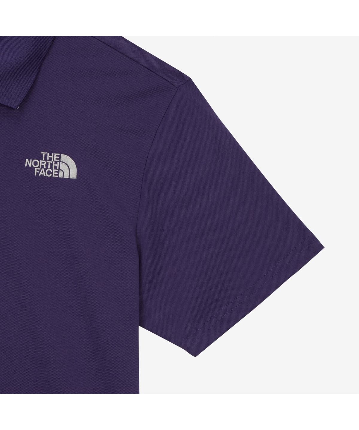 노스페이스(THE NORTH FACE) NT7PR14D 남성 프레쉬 EX 반팔 폴로 PURPLE