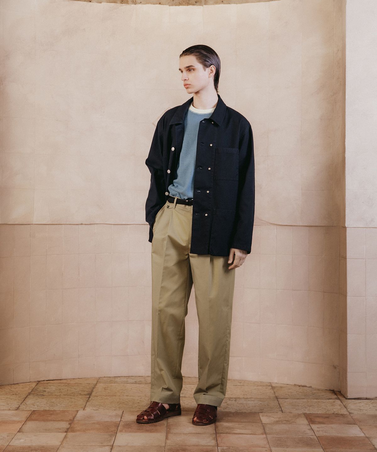 셔터(SHIRTER) GERMAN DUCK DB WORK JACKET (NAVY)