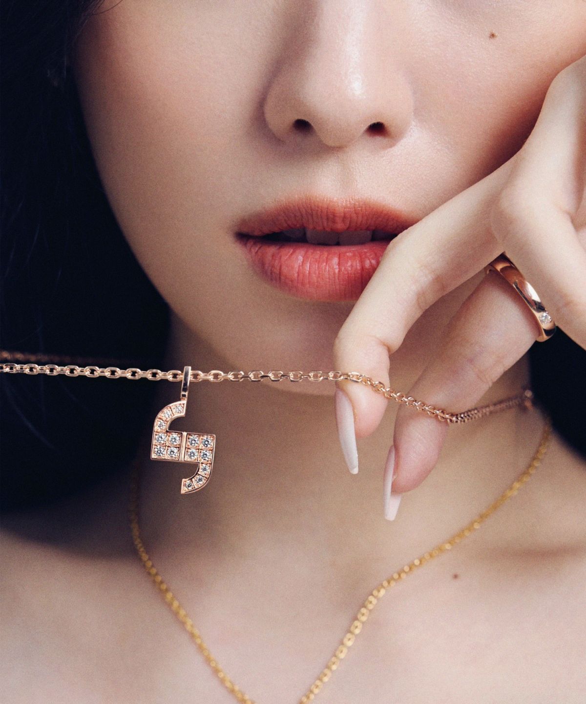 발릭(VALIK) [925실버] No.02 시그니처 파베 목걸이 [L]