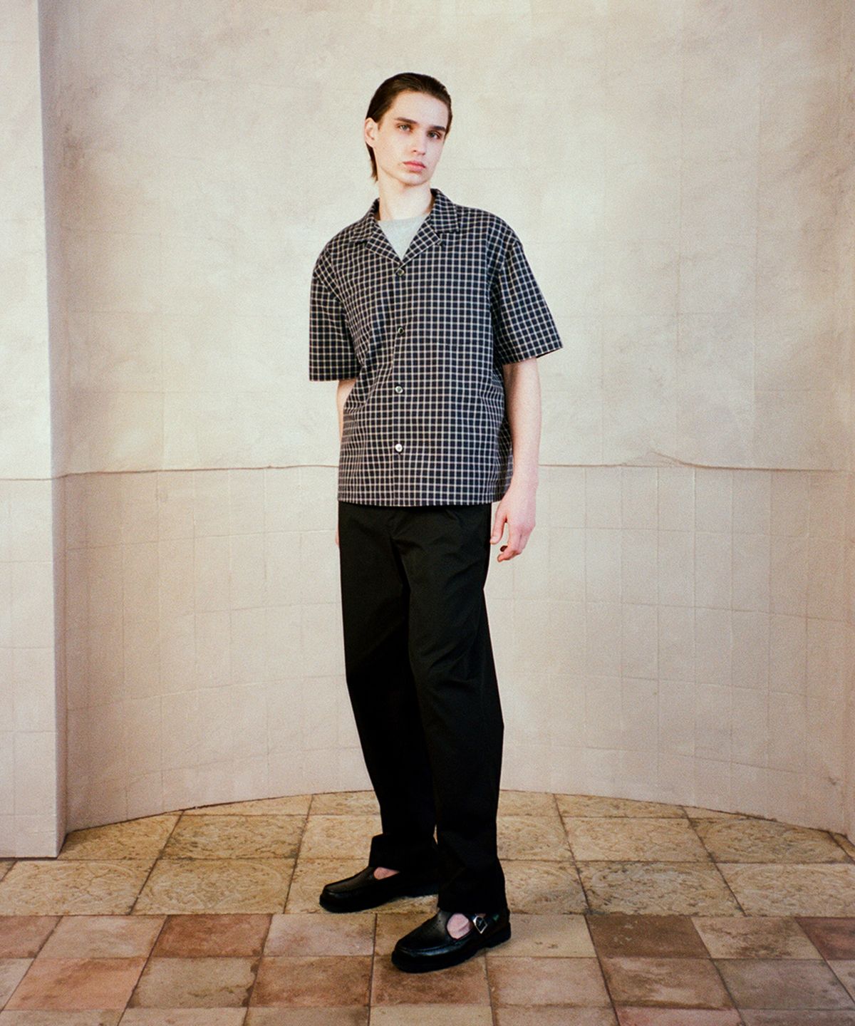 셔터(SHIRTER) NOTTON TAPERED CHINO PANTS (BLACK)