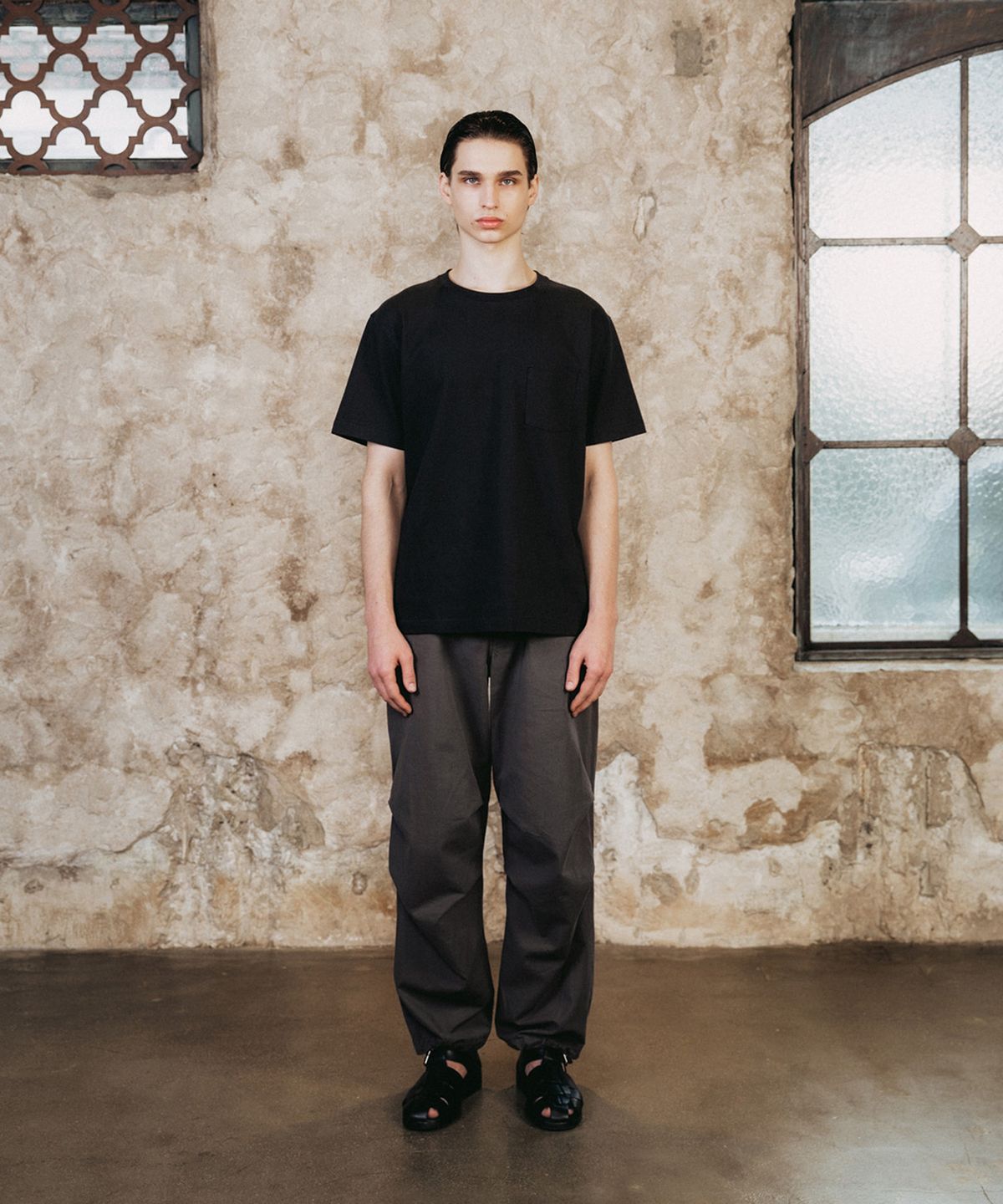 셔터(SHIRTER) BILL FIELD LINEN PANTS (GREY)
