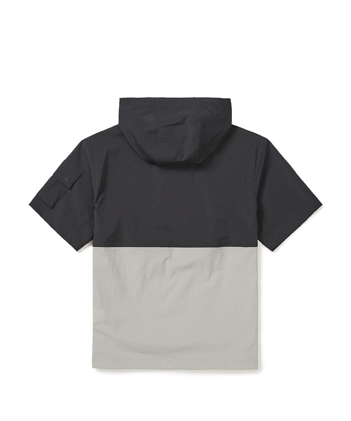 스노우피크 어패럴(SNOWPEAK APPAREL) 루트 후드 반팔 아노락 (S25MMRAN65) Charcoal