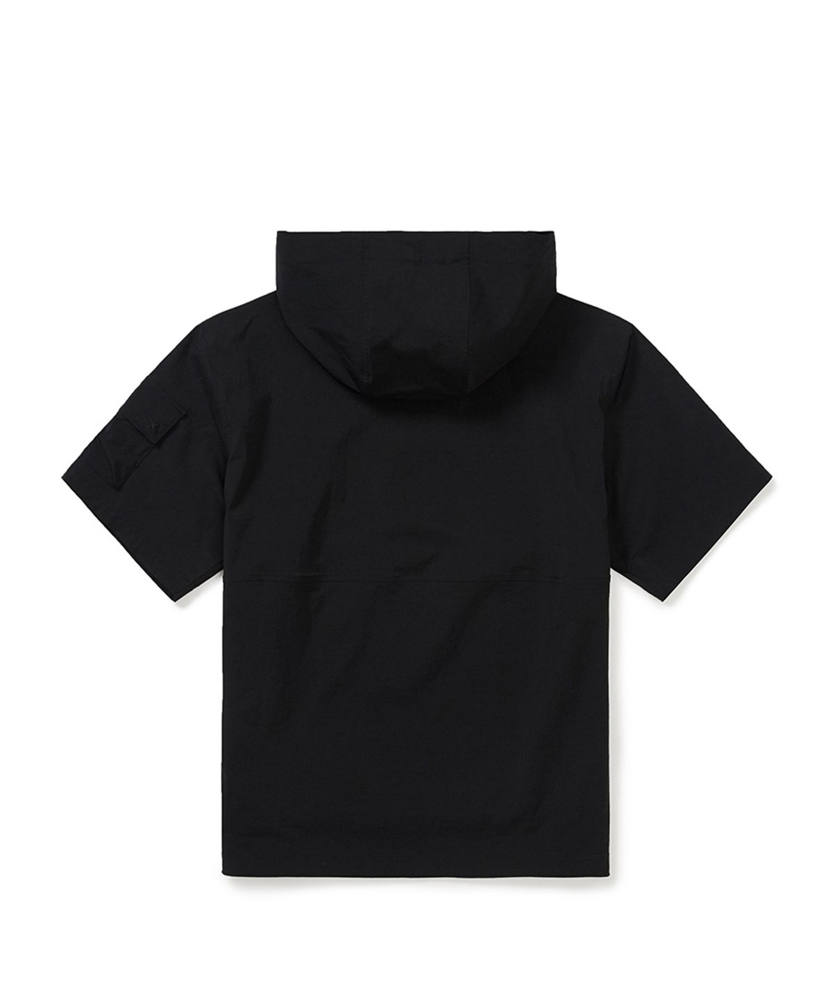스노우피크 어패럴(SNOWPEAK APPAREL) 루트 후드 반팔 아노락 (S25MMRAN65) Black
