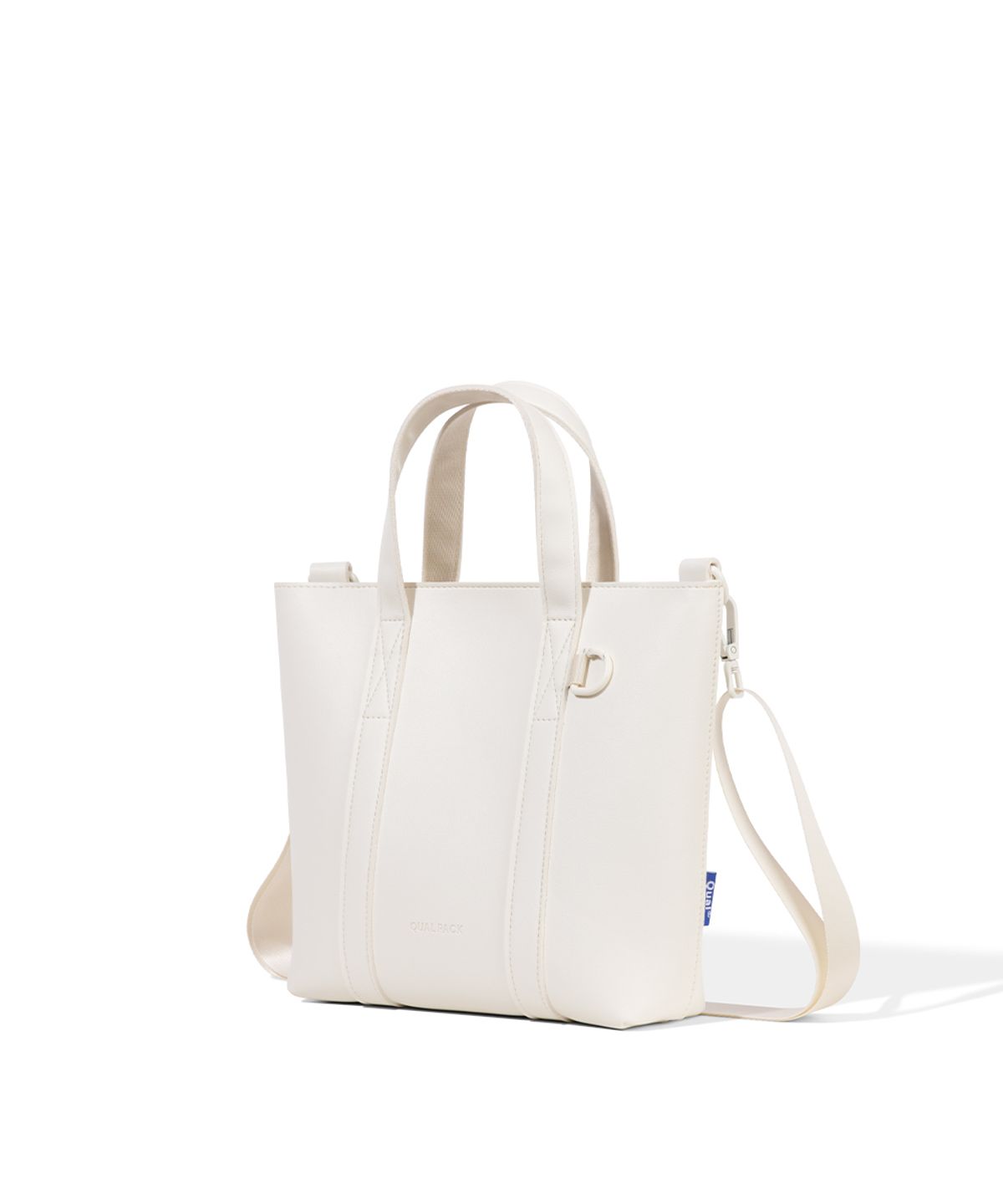 퀄팩(QUALPACK) 에센셜 미니 토트백 305 아이보리