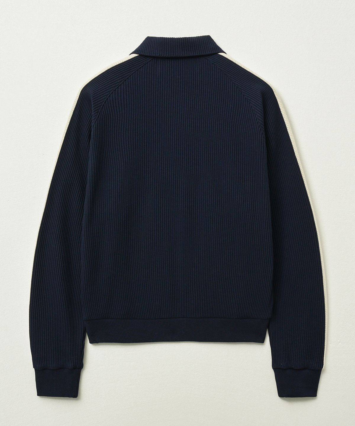 세터(SATUR) 로턴 와플 칼라 트랙 집업 자켓 네이비