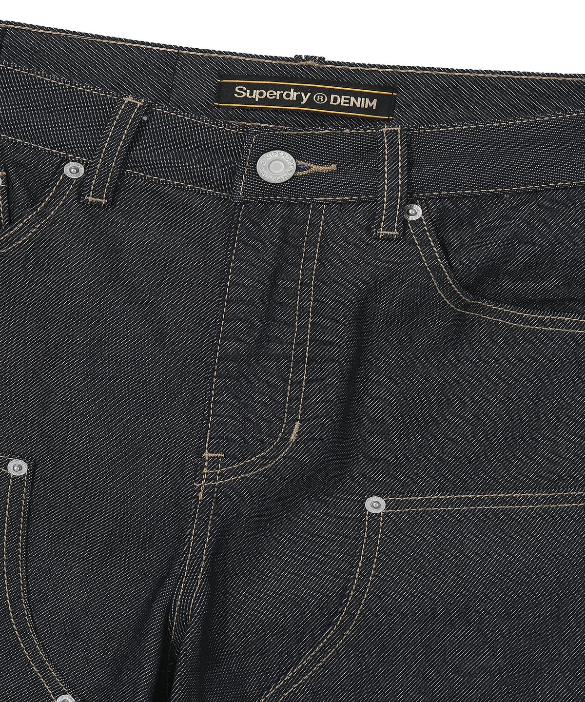 슈퍼드라이(SUPERDRY) W 데님 카펜터 버뮤다 쇼츠 로우
