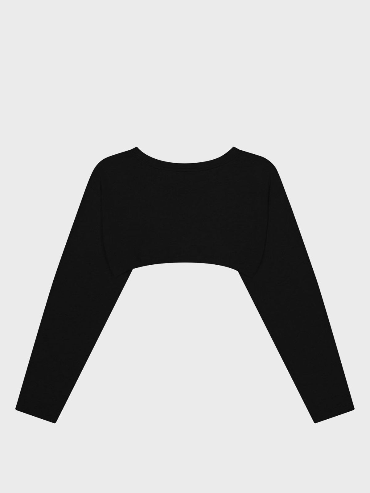 비수스(VISUS) Cotton Cropped Top_Black