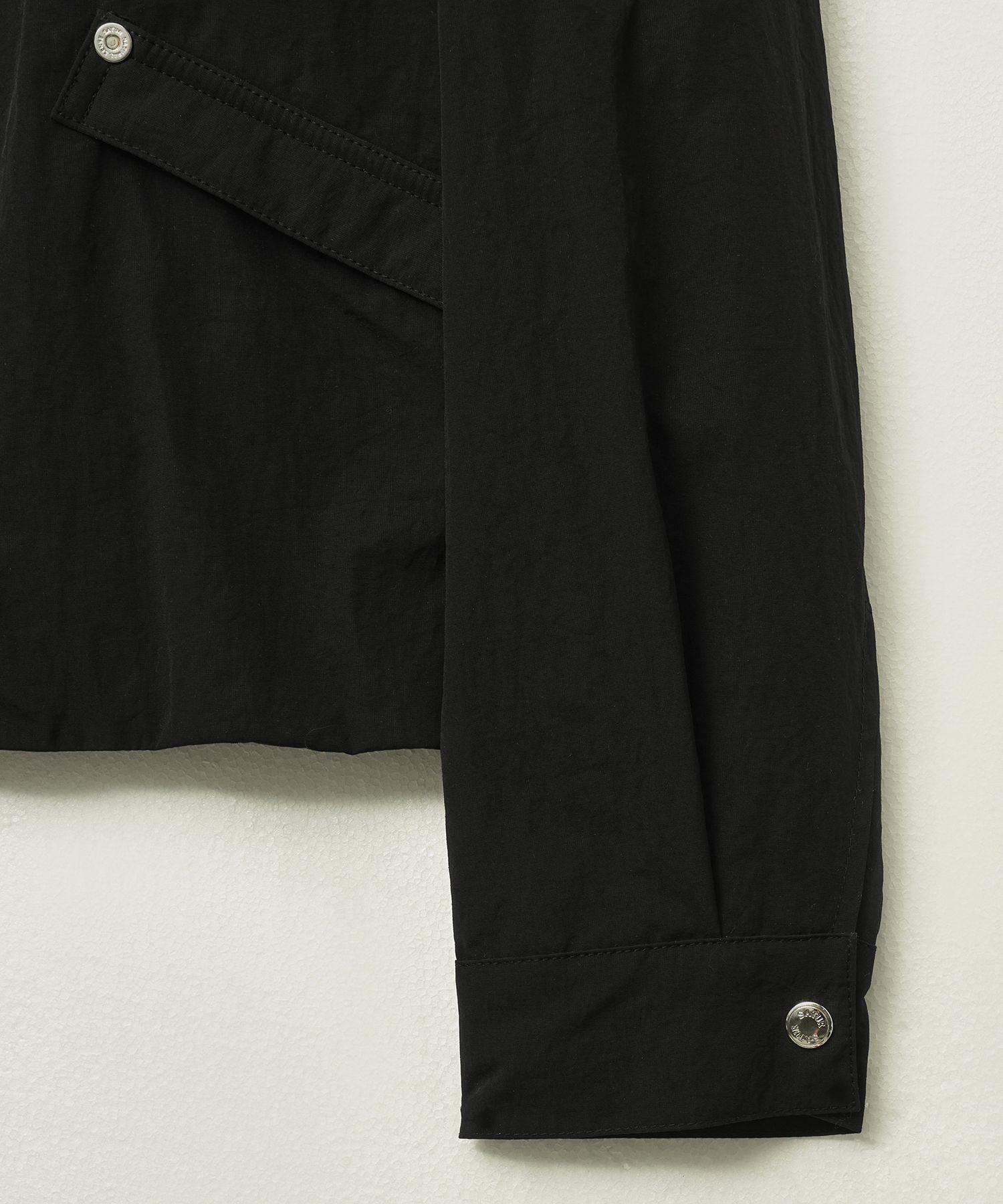 【SATUR】 (W) Theo Nylon Coach Jacket /追跡付 MUSINSA公式 | SATUR (W) Theo Nylon Coach Jacket Black
