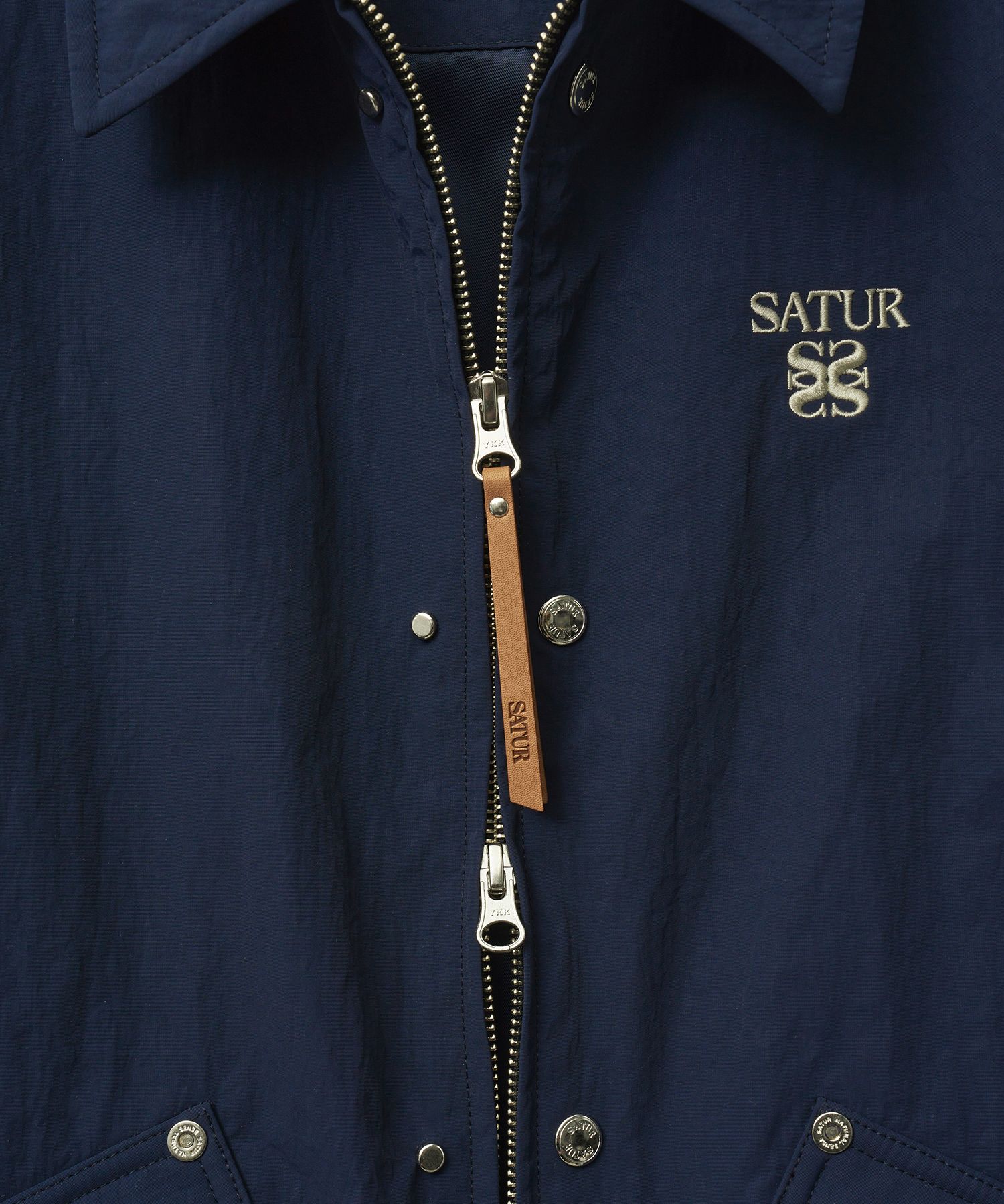 ★SATUR★ W Theo Nylon Coach Jacket Navy MUSINSA | SATUR (W) Theo Nylon Coach Jacket Navy