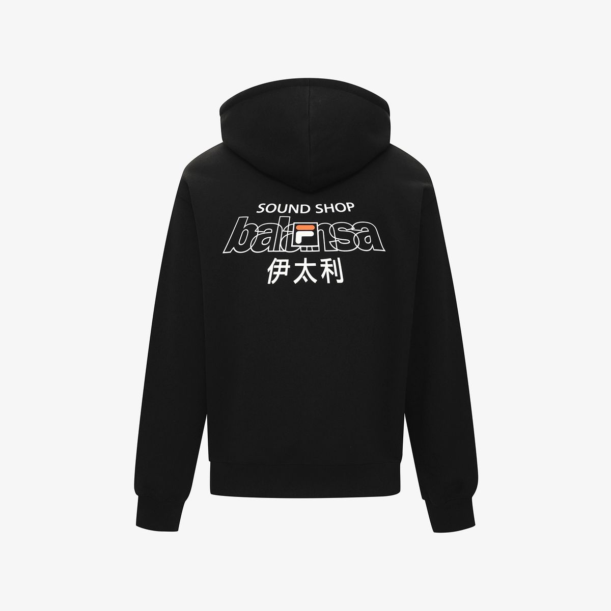 휠라언더웨어(FILA UNDERWEAR) [FILA UNDERWEAR X BALANSA] 후드티(FI4POH1147MBLK)