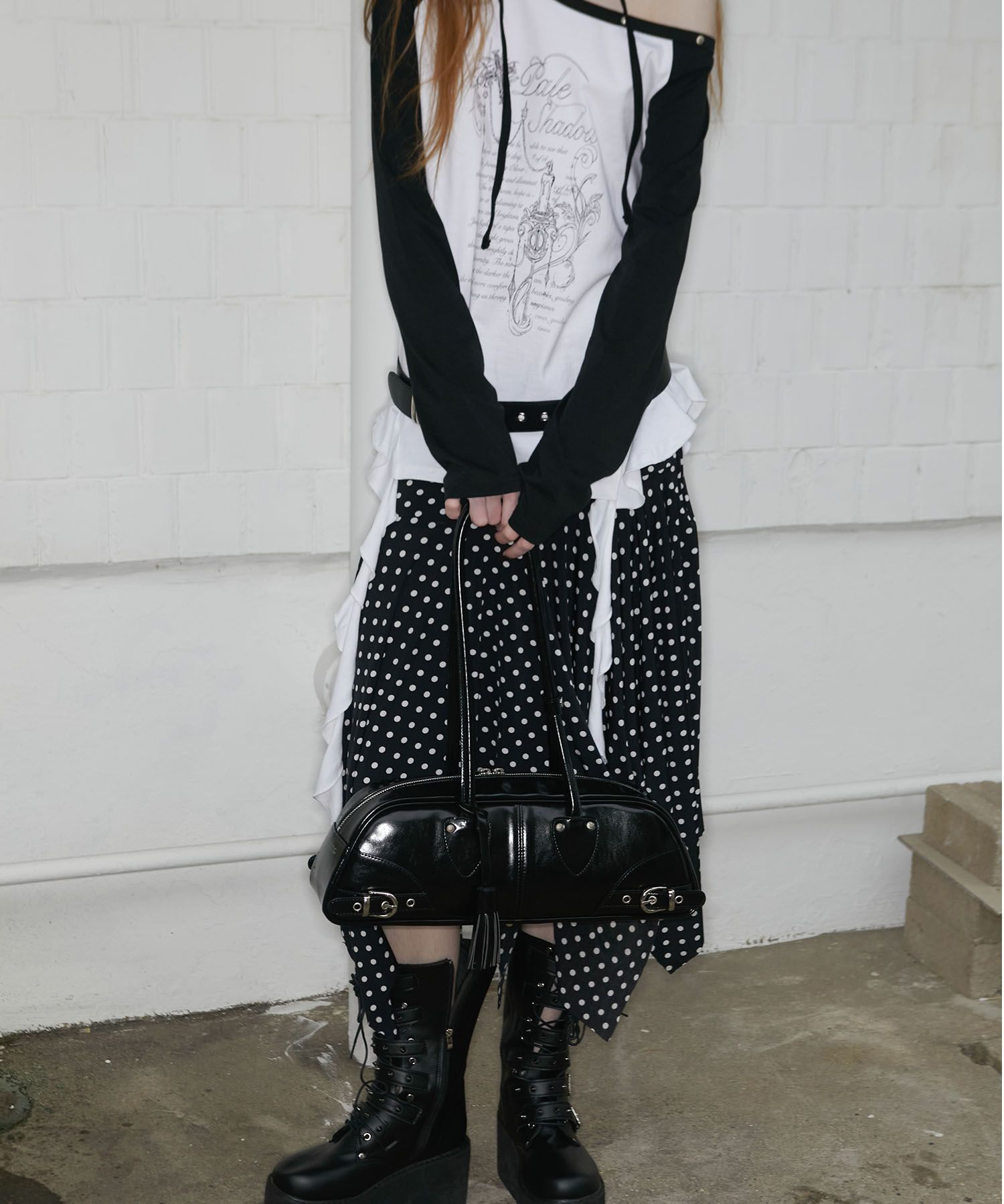 韓国商品/NOTKNOWING Belted Bohem Bag MUSINSA | NOTKNOWING Belted Bohem Bag (BLACK)