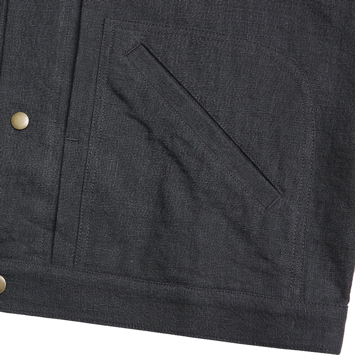 솔티(SORTIE) Type-2 Linen Trucker Jacket (Charcoal)