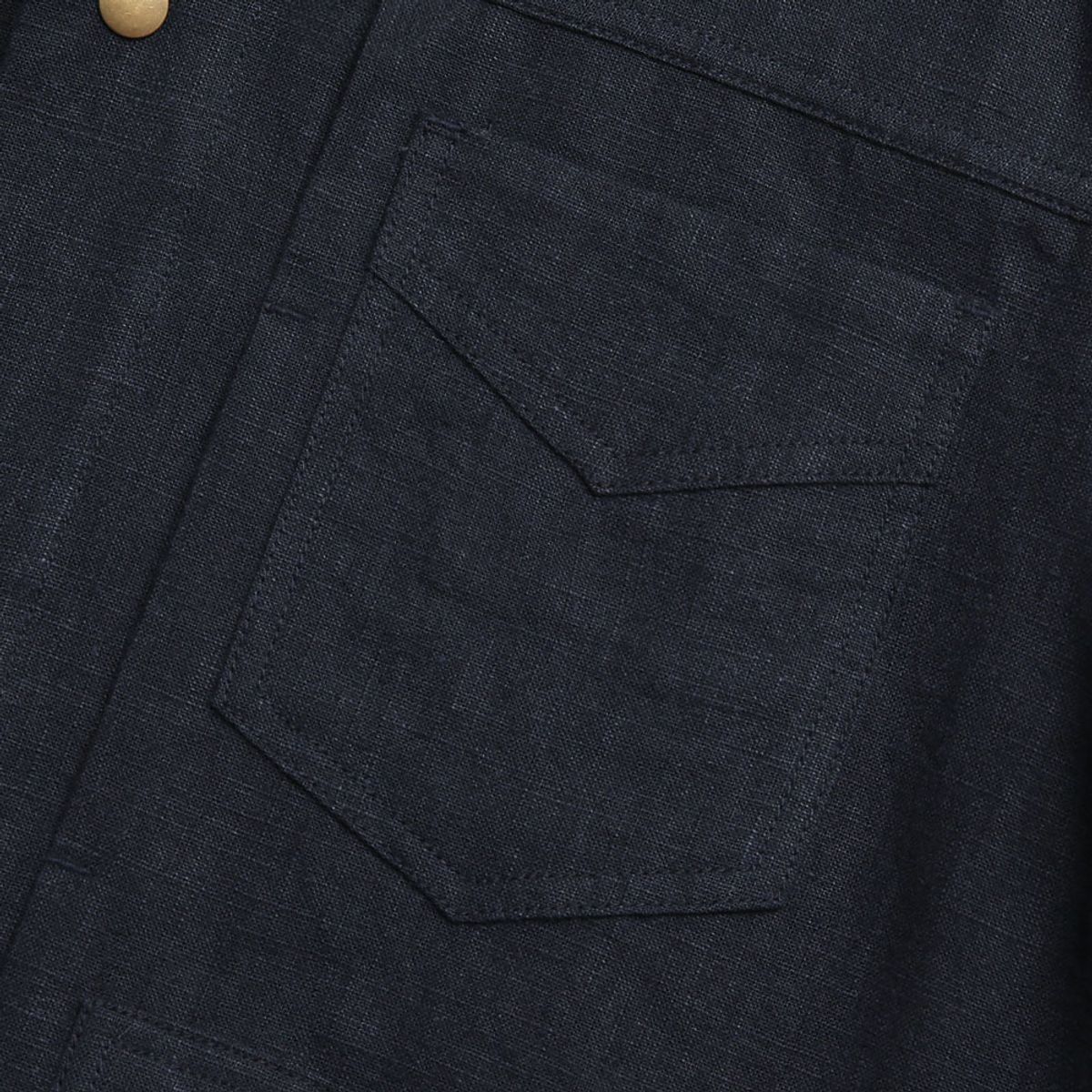 솔티(SORTIE) Type-2 Linen Trucker Jacket (Navy)